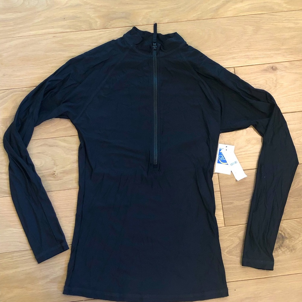 JCrew long sleeve rash guard black